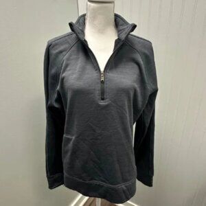 Lululemon Mens gray half zip fleece pullover size Medium